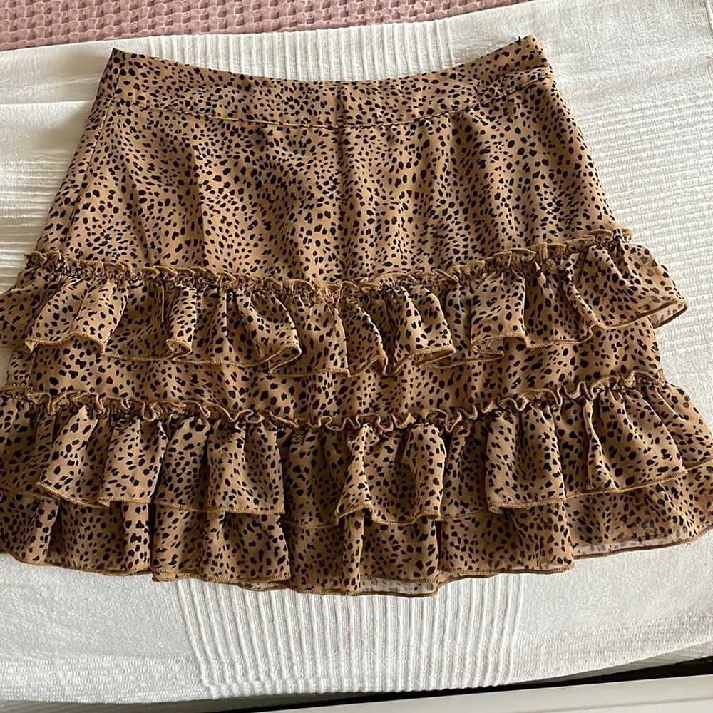 printed forever 21 skirt